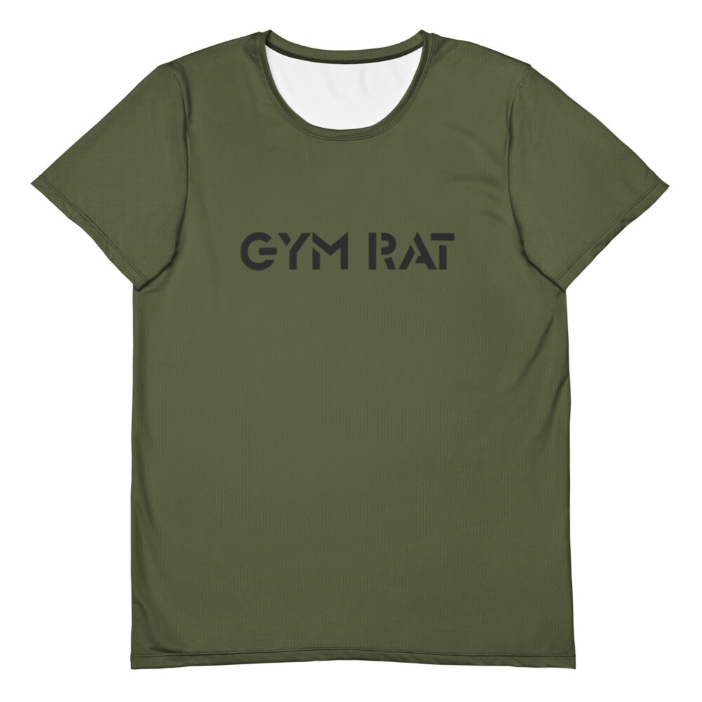 Gym Rat® Athletic Mesh Tee – Saratoga & Black