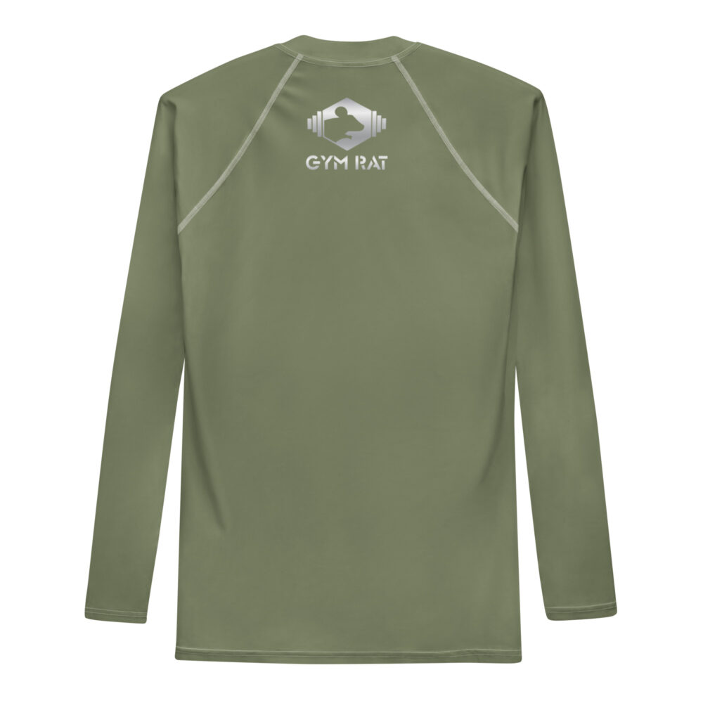 Gym Rat® Long-Sleeve Rash Guard – Finch & Chrome - Image 2